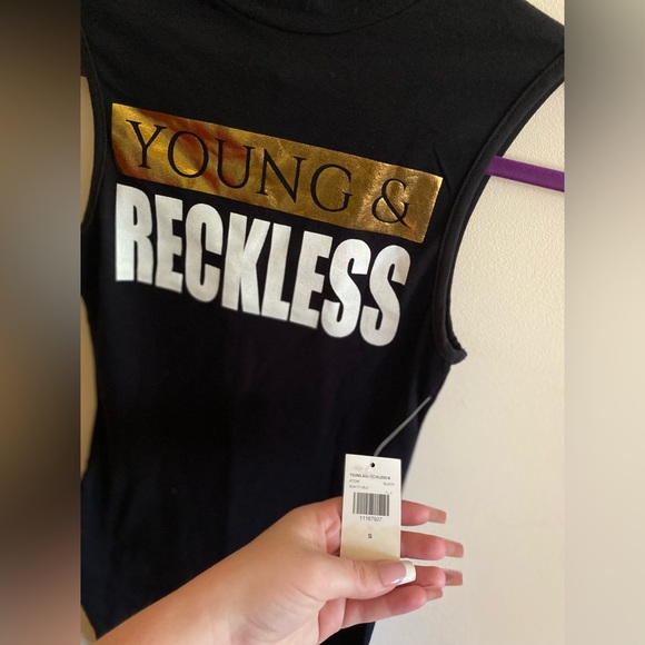 Young & Reckless Black Sleeveless Knitted Mini Dress - S - Picture 3 of 3